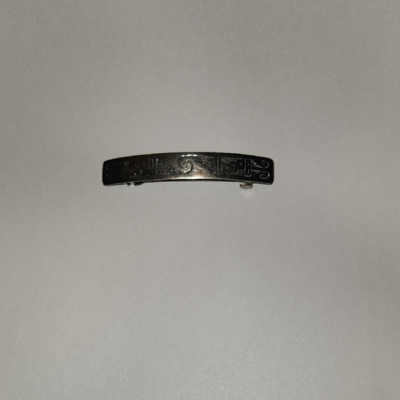 Vintage Native American Silver Hair Barrette - Picture 2 of 8